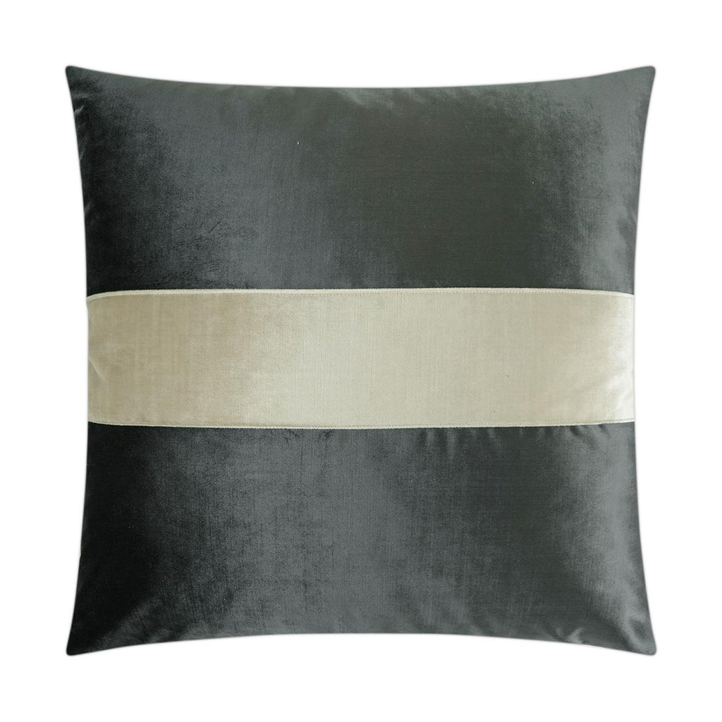 D.V. Kap Home Iridescence Band Graphite 24" x 24" Pillow Cover