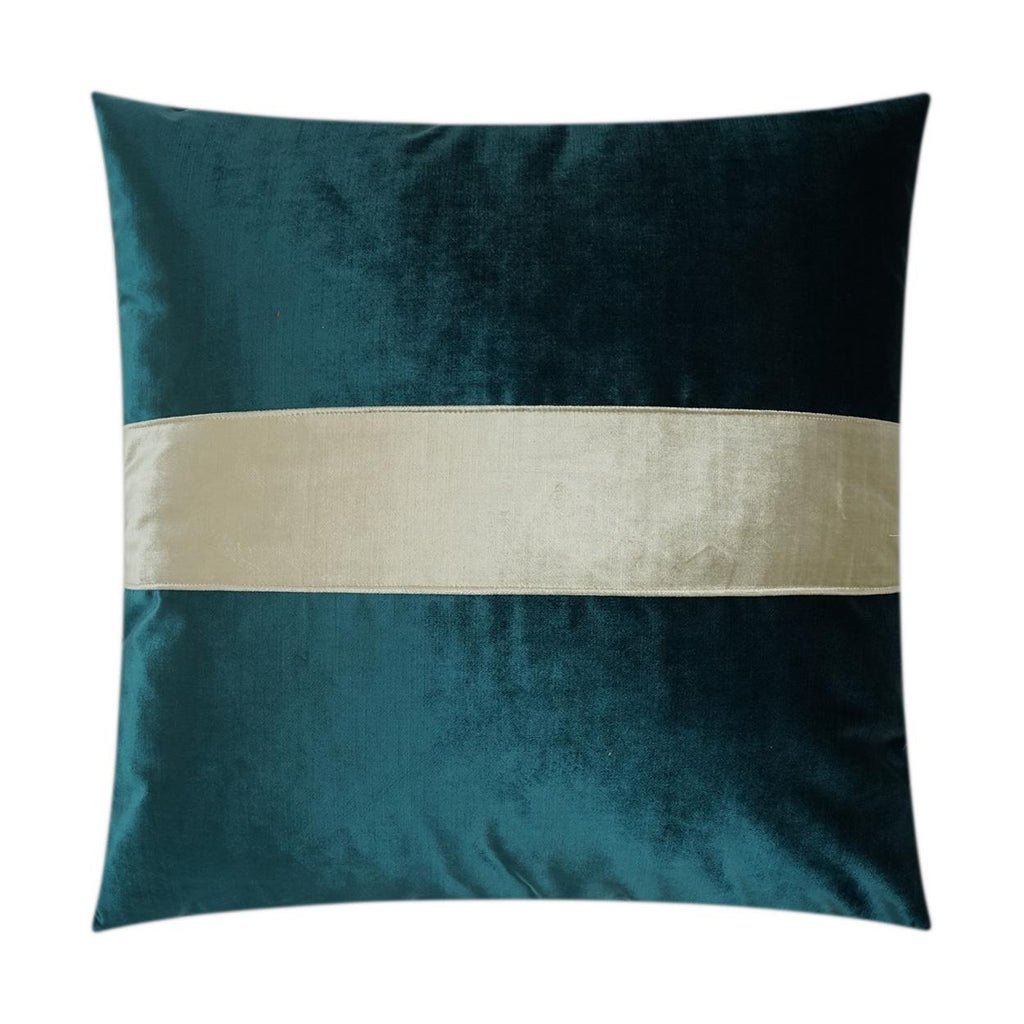 D.V. Kap Home Iridescence Band Peacock 24" x 24" Pillow Cover