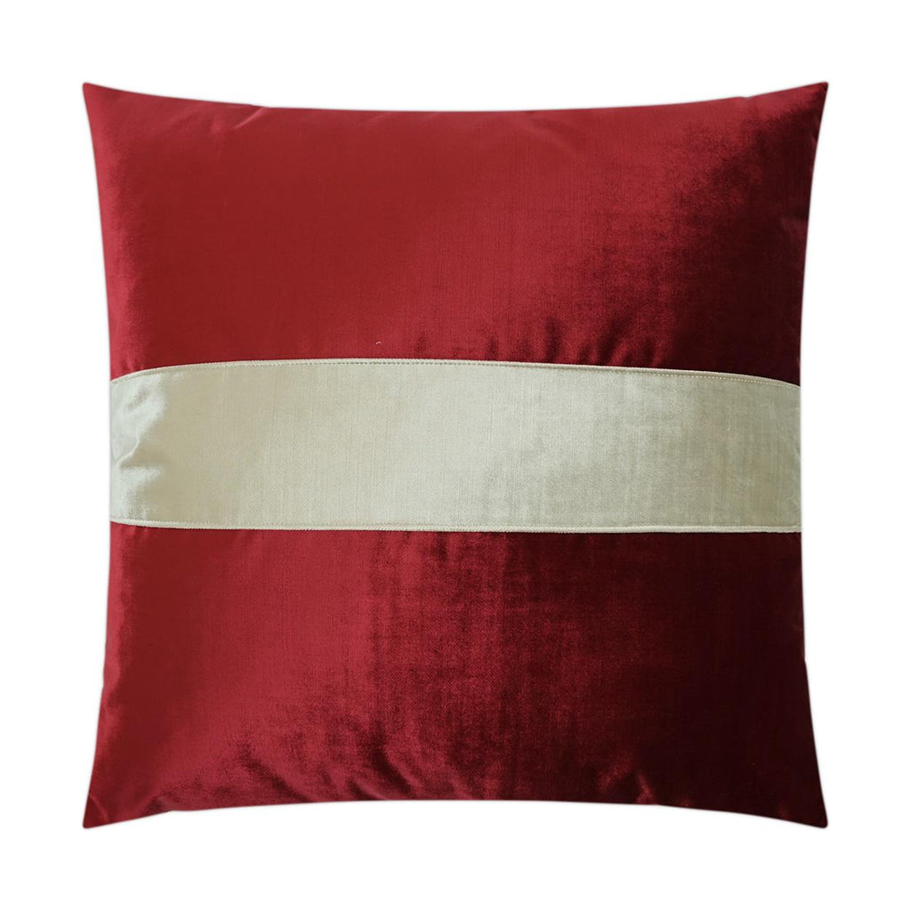 D.V. Kap Home Iridescence Band Ruby 24" x 24" Pillow Cover