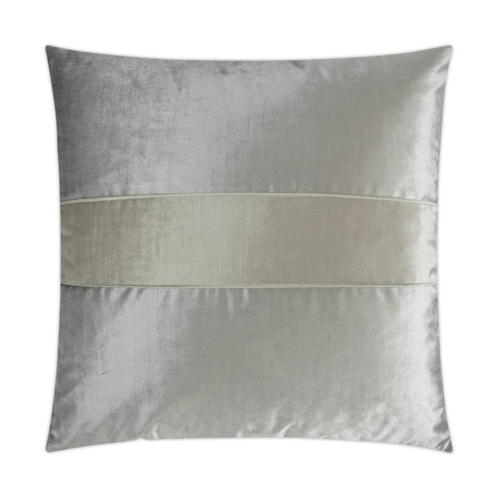 D.V. Kap Home Iridescence Band Silver 24" x 24" Pillow Cover