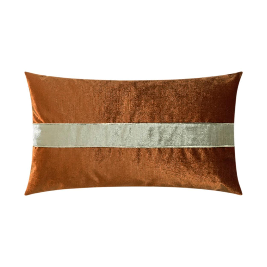 D.V. Kap Home Iridescence Band Lumbar Orange 14" x 24" Pillow Cover