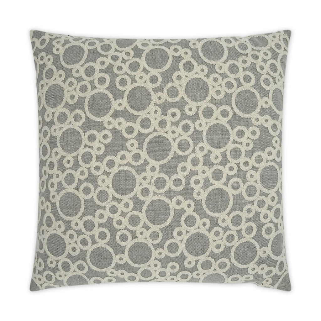 D.V. Kap Home Bubbles Textured, Circular - Dots 24" x 24" Pillow Cover