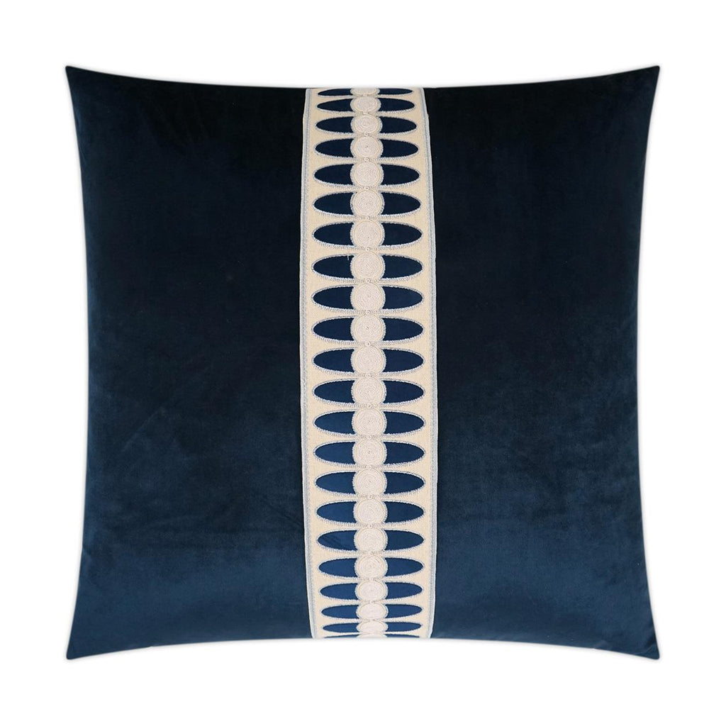 D.V. Kap Home Mati Velvet Indigo 24" x 24" Pillow Cover