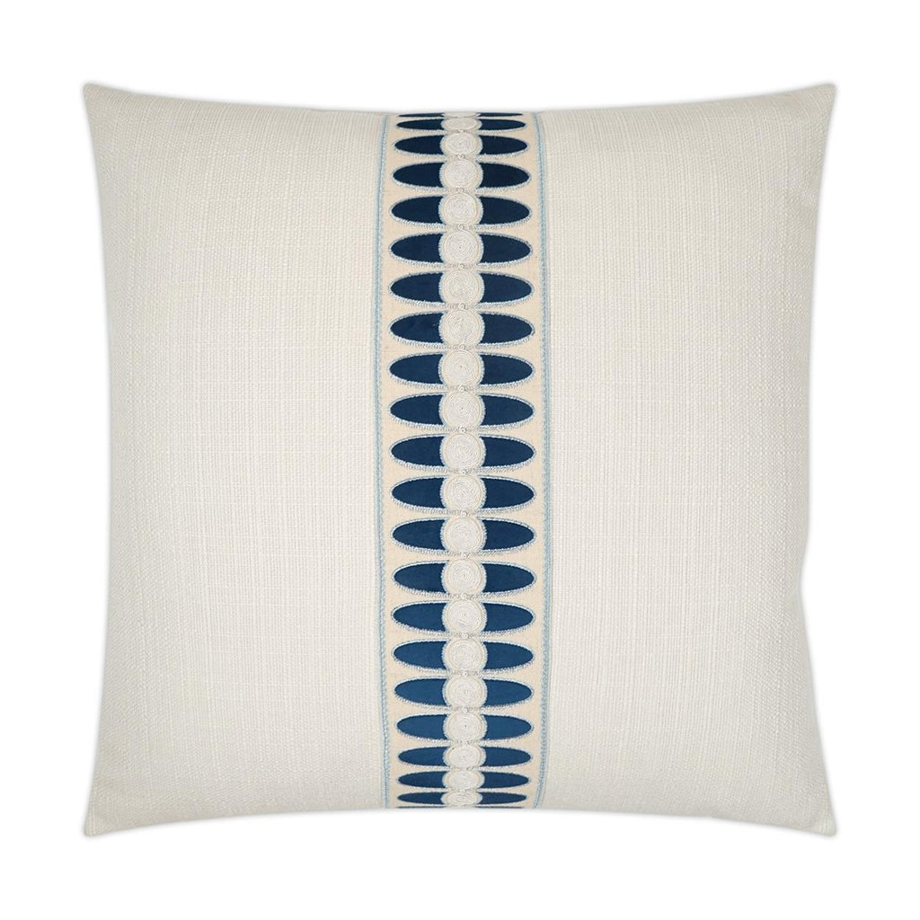 D.V. Kap Home Mati Linen Indigo 24" x 24" Pillow Cover