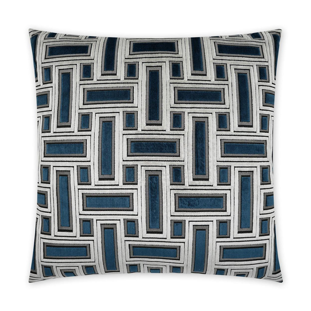 D.V. Kap Home Brix Sapphire 24" x 24" Pillow Cover