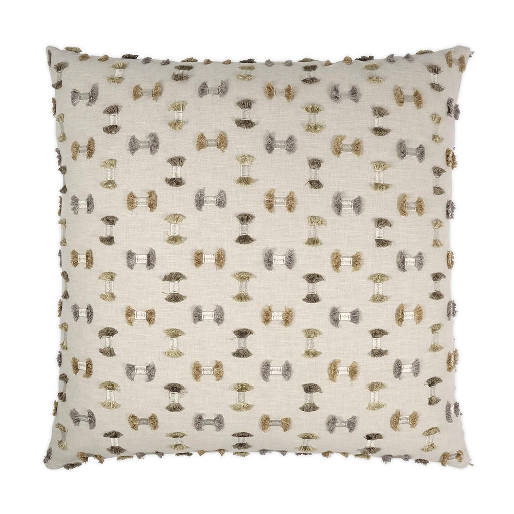 D.V. Kap Home Frayed Travertine 24" x 24" Pillow Cover