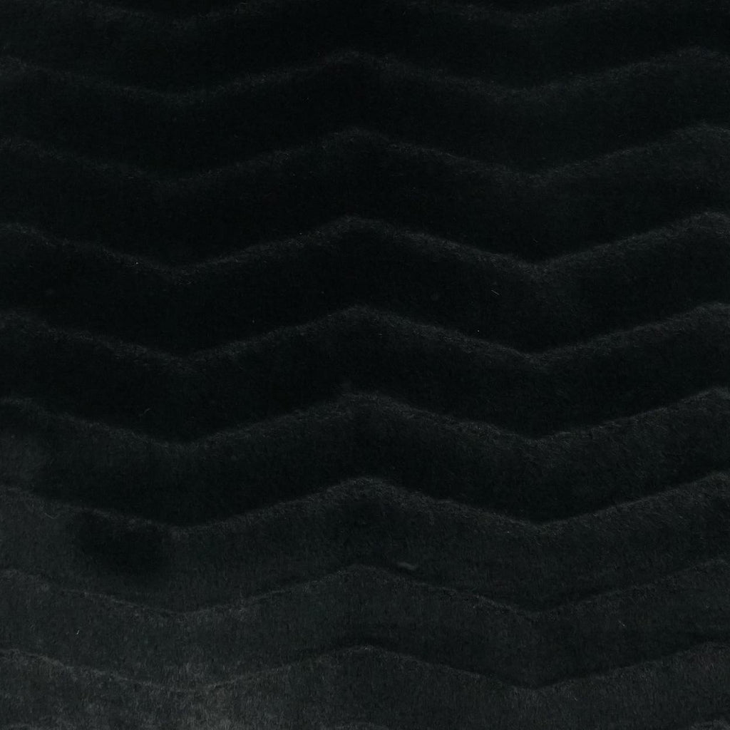 D.V. Kap Home Lush Chevron Black  Fabric