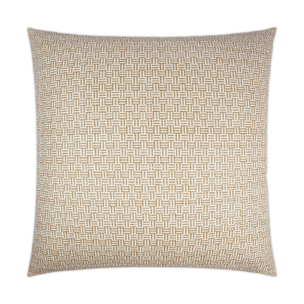 D.V. Kap Home Thatchwork Natural 24" x 24" Pillow Cover