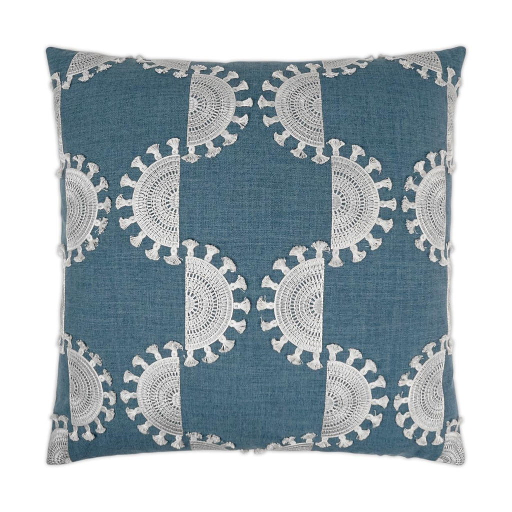 D.V. Kap Home Solara Blue 24" x 24" Pillow Cover