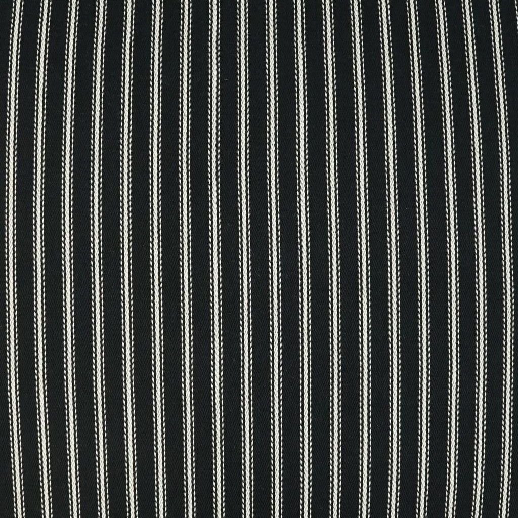 D.V. Kap Home Ticking Black  Fabric