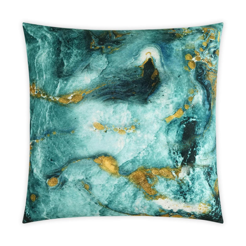 D.V. Kap Home Massa Turquoise 24" x 24" Pillow Cover