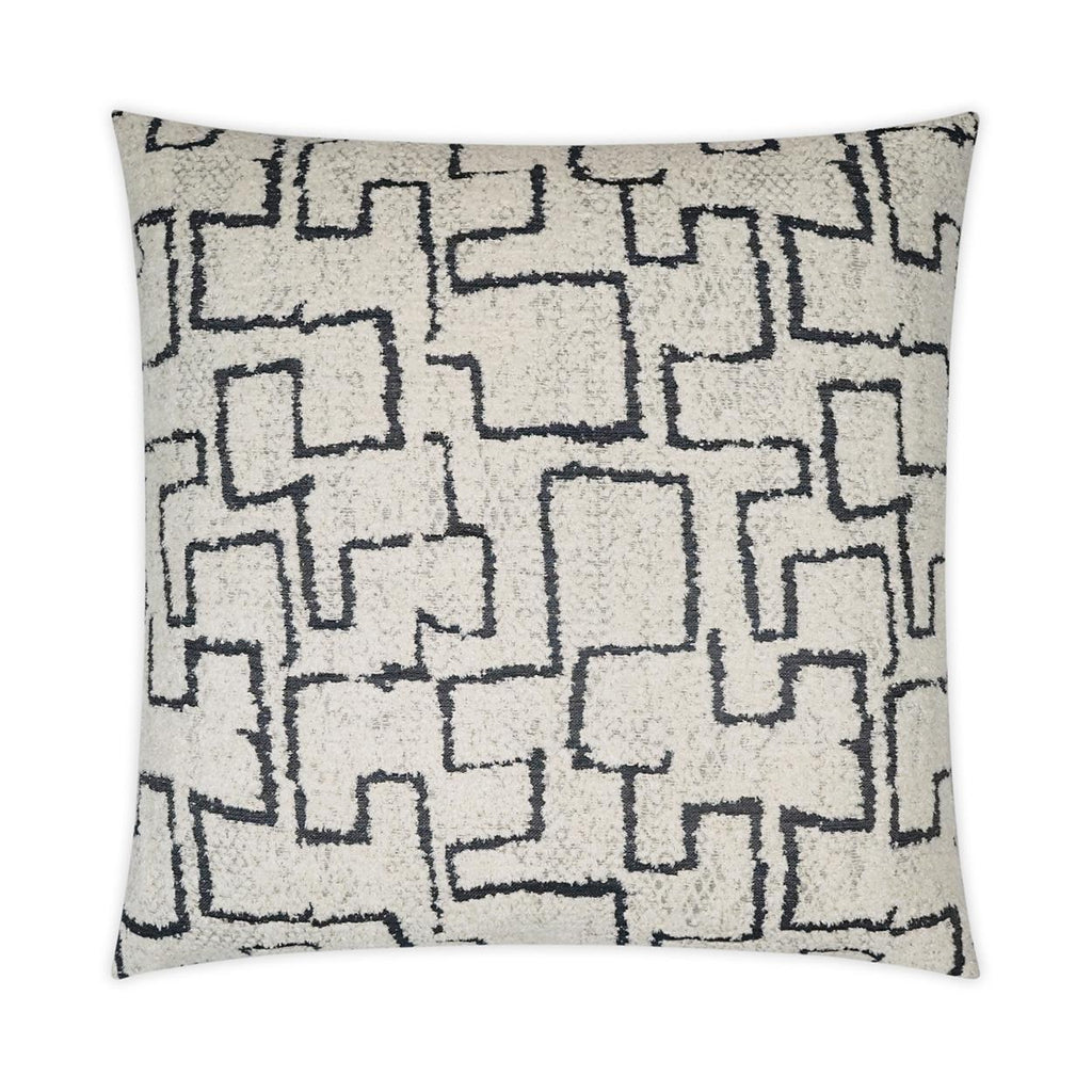 D.V. Kap Home Domaine Charcoal 24" x 24" Pillow Cover