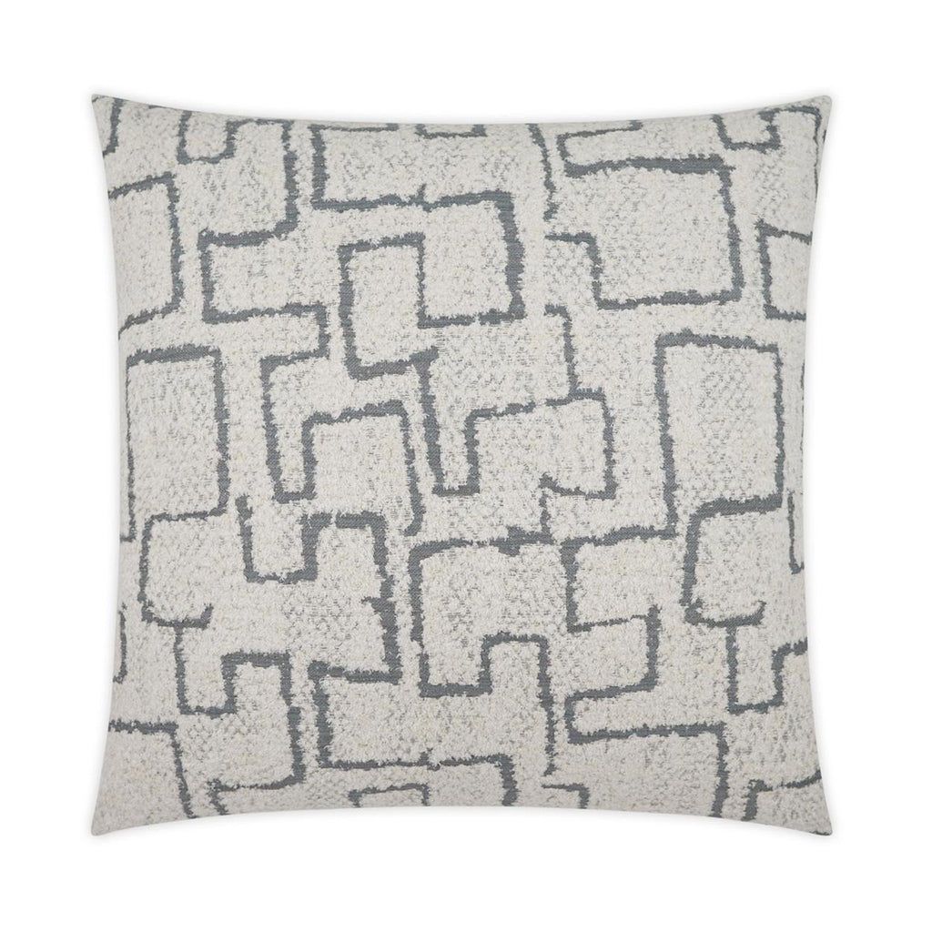 D.V. Kap Home Domaine Grey 24" x 24" Pillow Cover