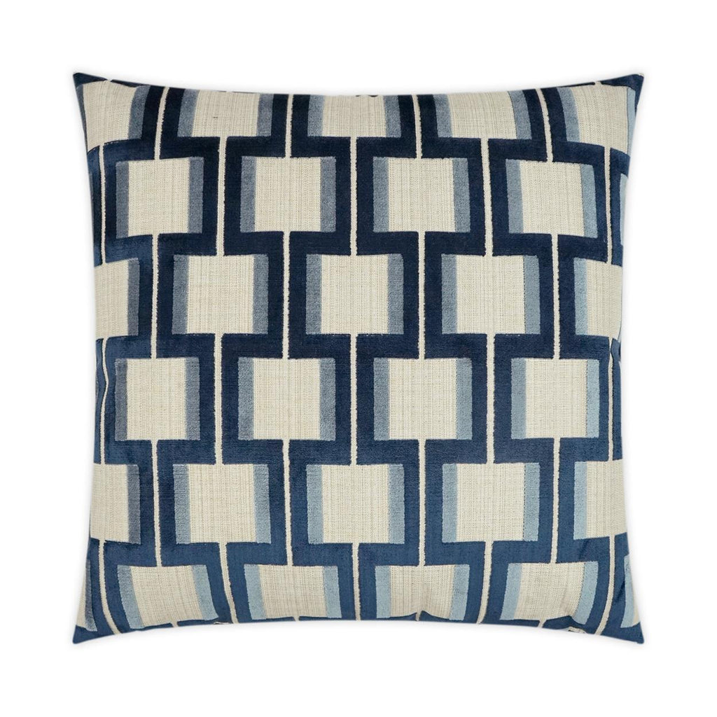 D.V. Kap Home Shoreham Indigo 24" x 24" Pillow Cover