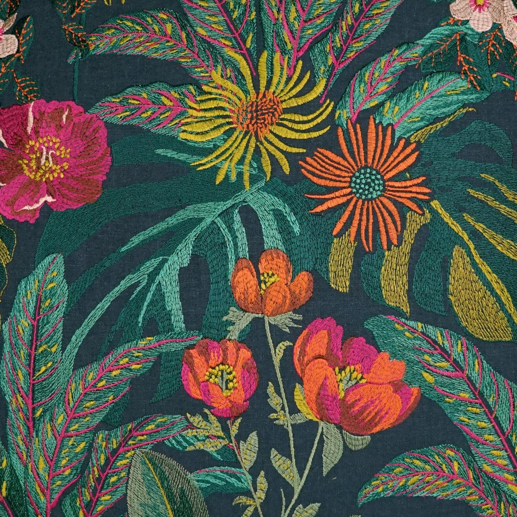 D.V. Kap Home Abelia Embroidery, Floral  Fabric