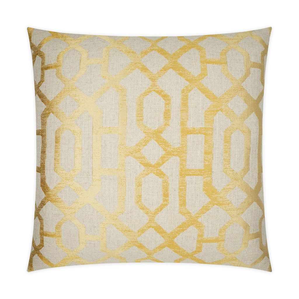 D.V. Kap Home Portico Gold 24" x 24" Pillow Cover