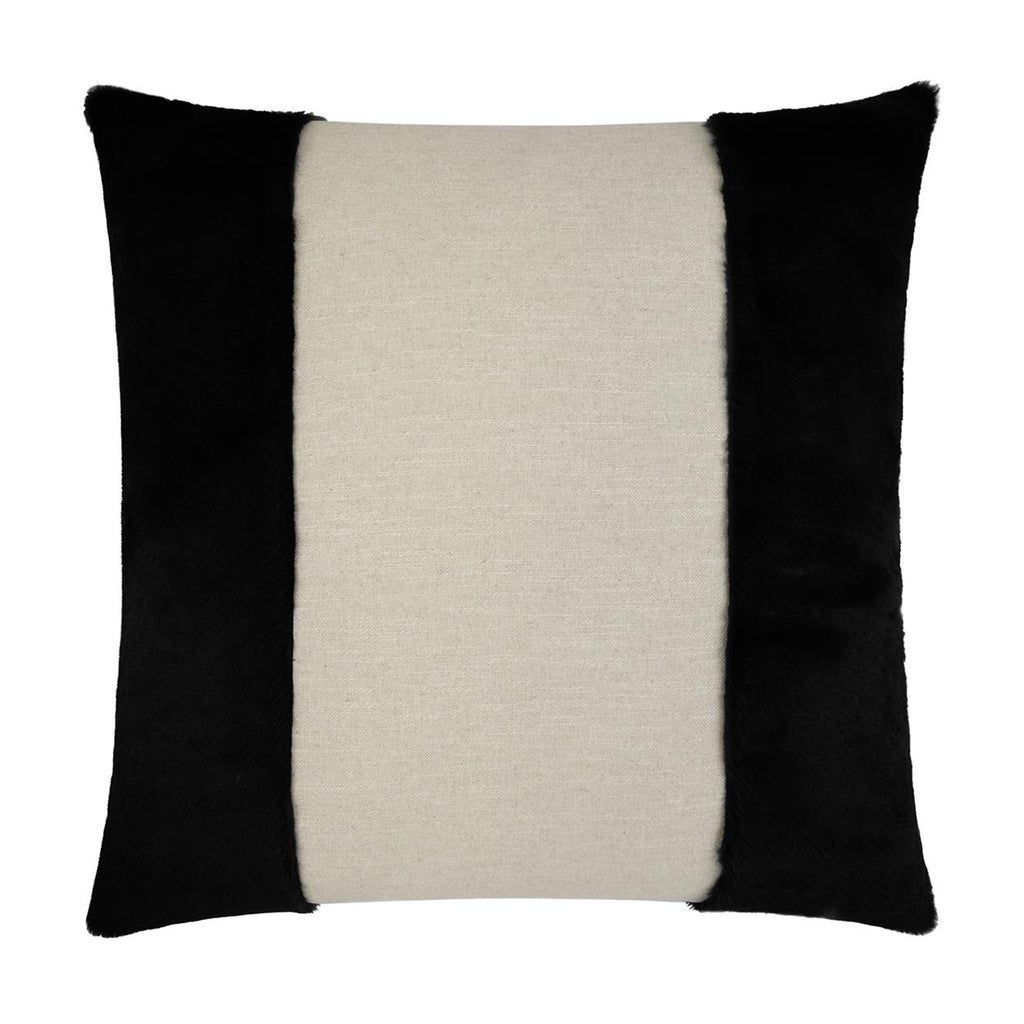 D.V. Kap Home Courchevel Black 24" x 24" Pillow Cover