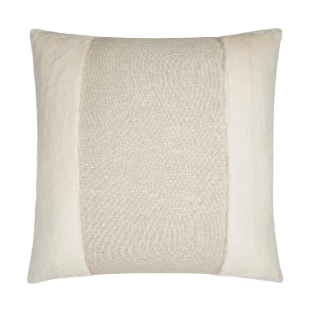 D.V. Kap Home Courchevel Cream 24" x 24" Pillow Cover