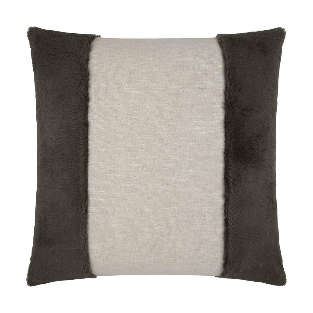 D.V. Kap Home Courchevel Grey Brown 24" x 24" Pillow Cover