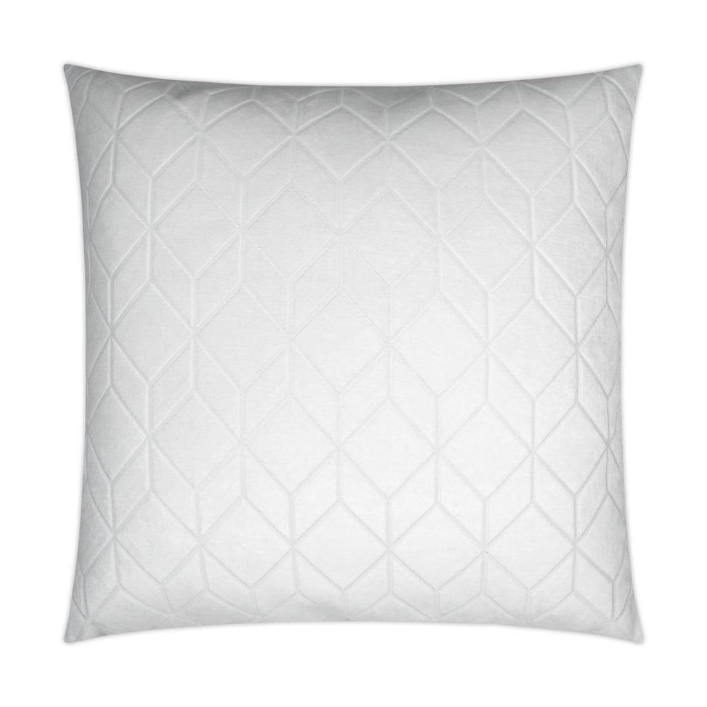 D.V. Kap Home Cologne White 24" x 24" Pillow Cover