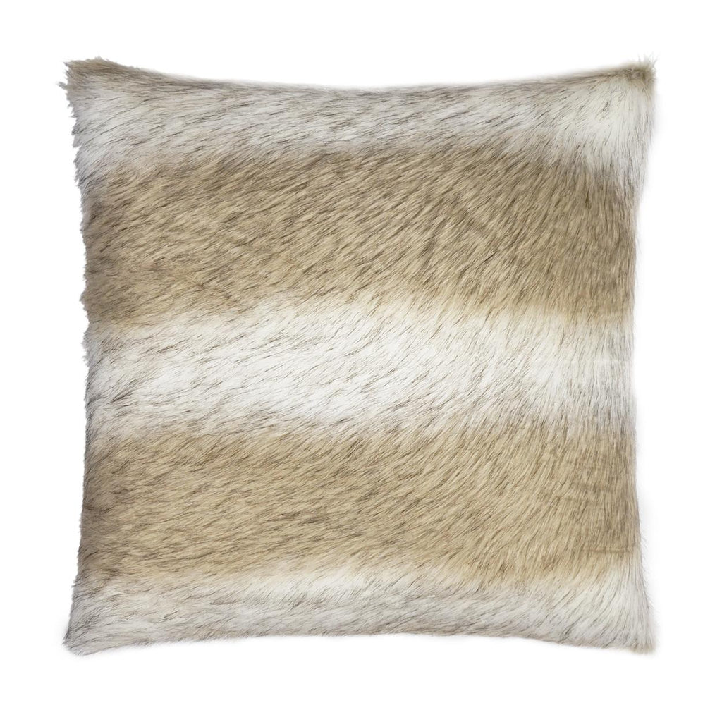 D.V. Kap Home Savage Faux Fur 24" x 24" Pillow Cover