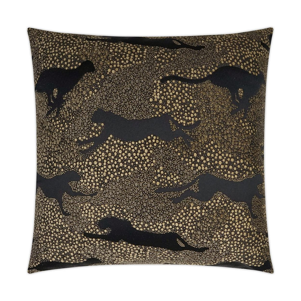 D.V. Kap Home Jaglion Ebony 24" x 24" Pillow Cover