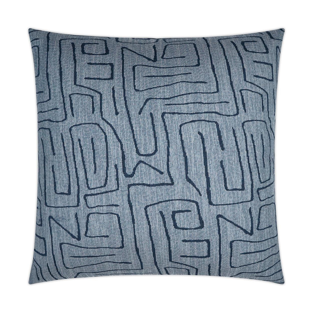 D.V. Kap Home Novato Indigo 24" x 24" Pillow Cover