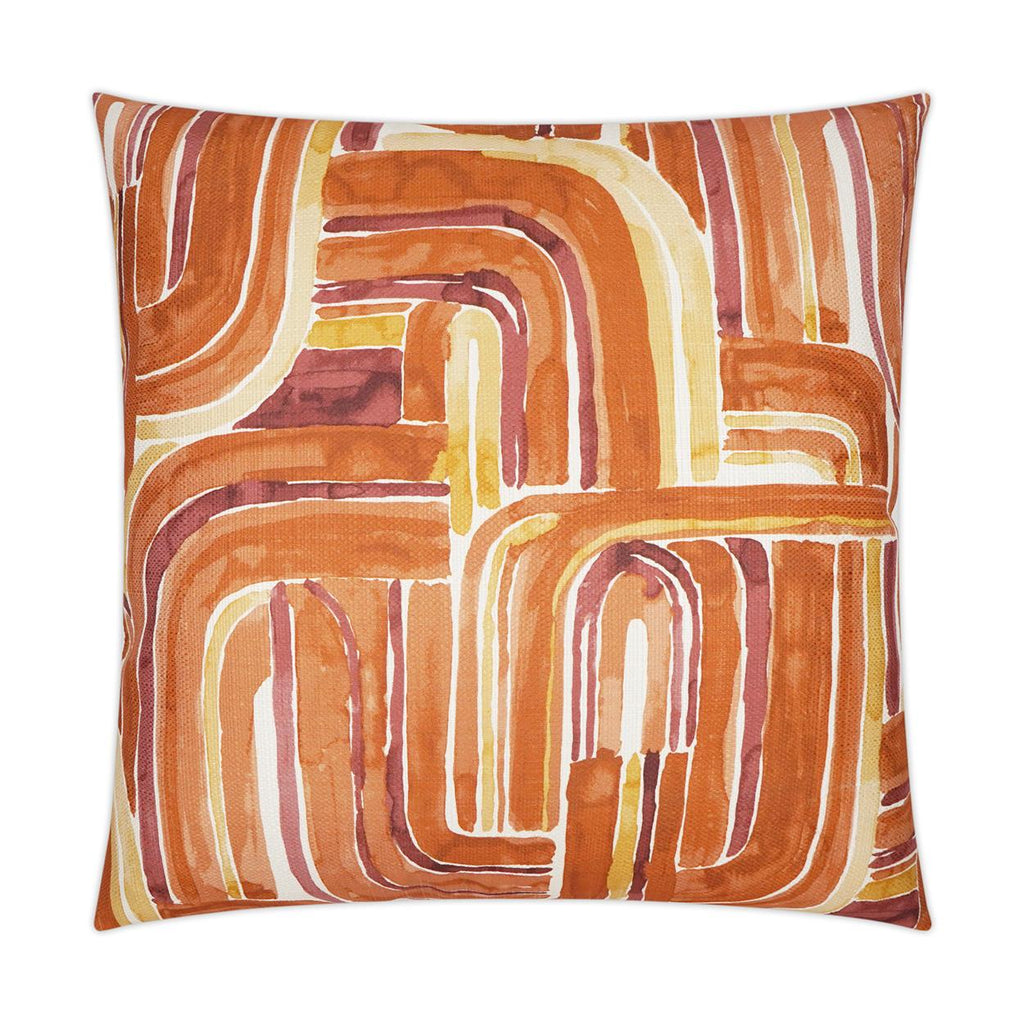 D.V. Kap Home Bender Tangerine 24" x 24" Pillow Cover