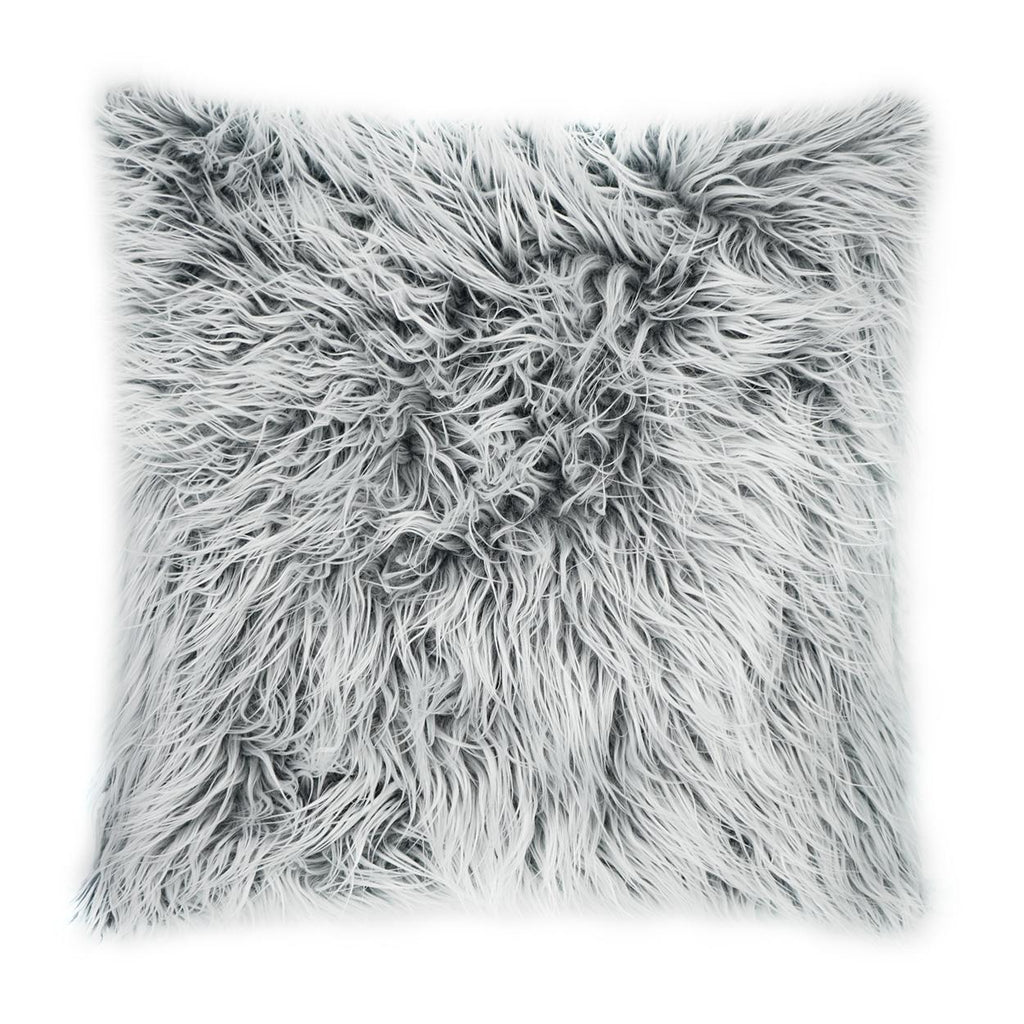 D.V. Kap Home Mongolian Fur Faux Fur 24" x 24" Pillow Cover