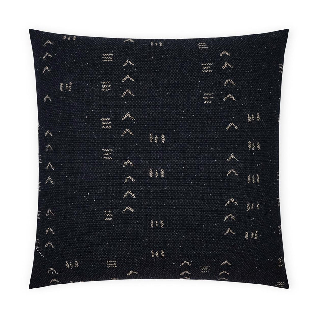 D.V. Kap Home Ollie Black 24" x 24" Pillow Cover