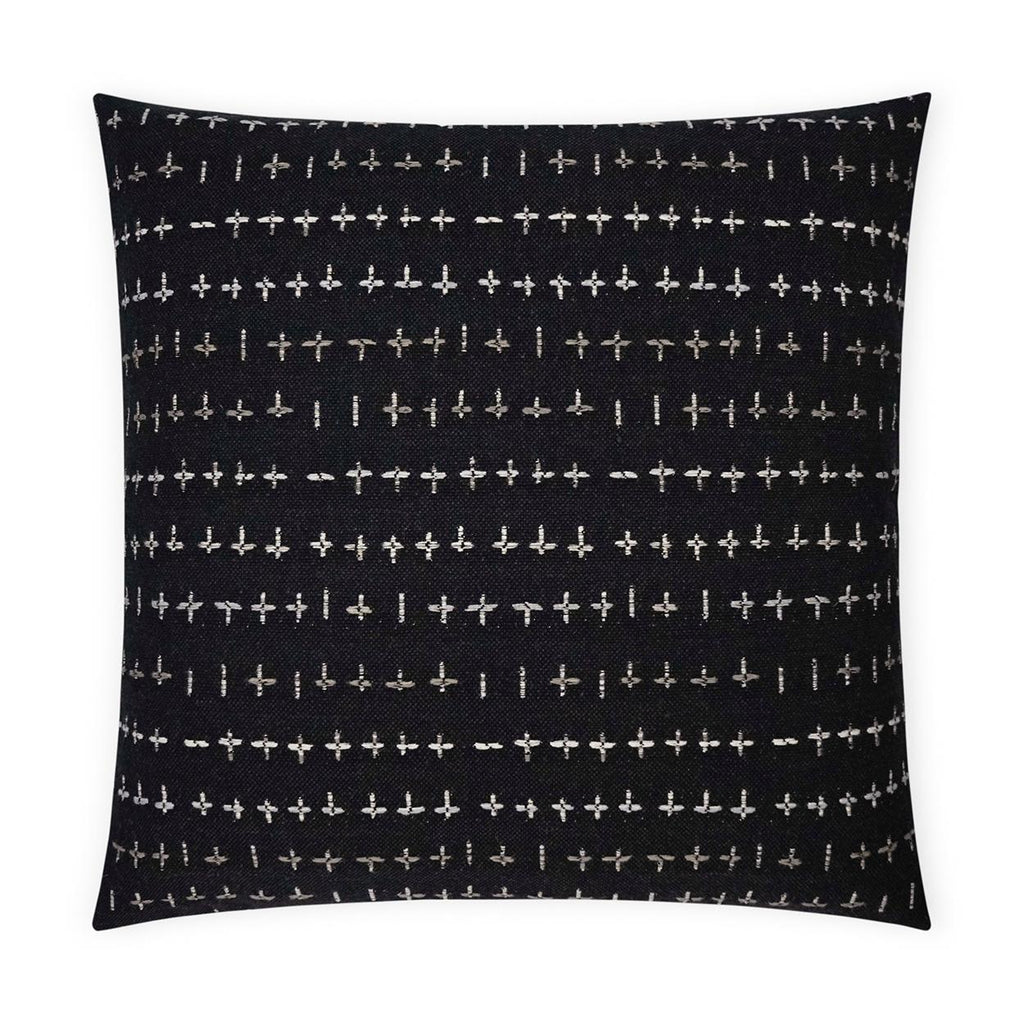 D.V. Kap Home Morales Black 24" x 24" Pillow Cover