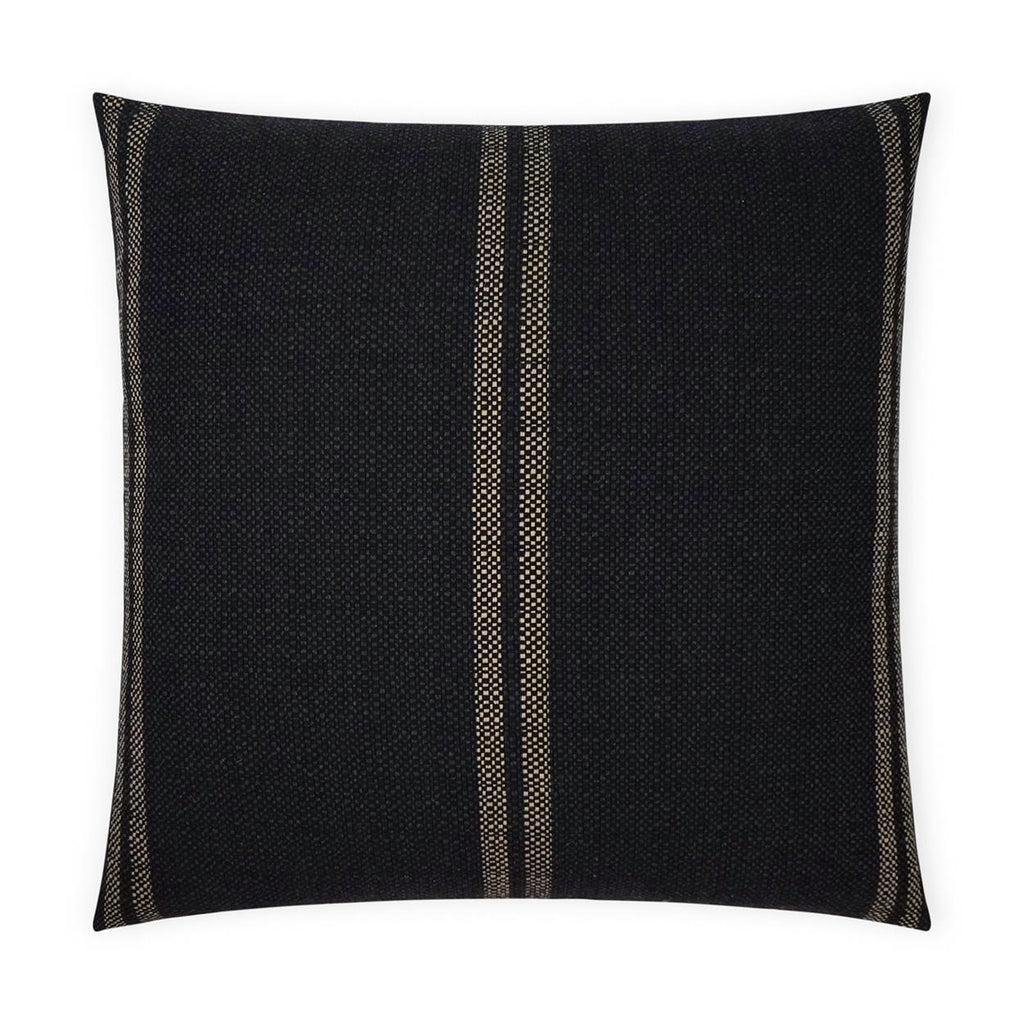 D.V. Kap Home Vendella Black 24" x 24" Pillow Cover