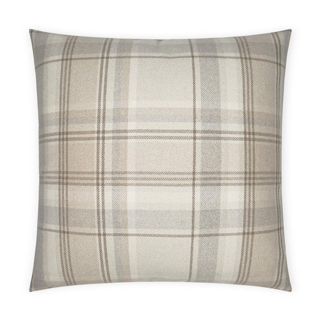 D.V. Kap Home Tartan Buff 24" x 24" Pillow Cover