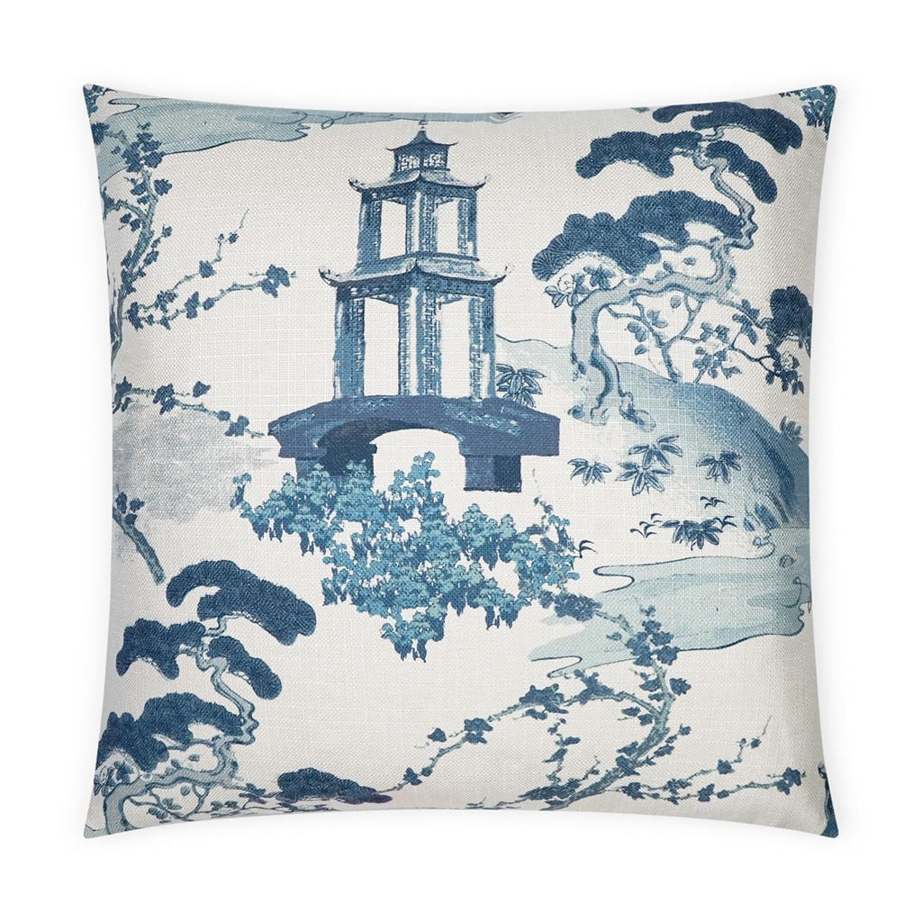 D.V. Kap Home Sakura Indigo 24" x 24" Pillow Cover