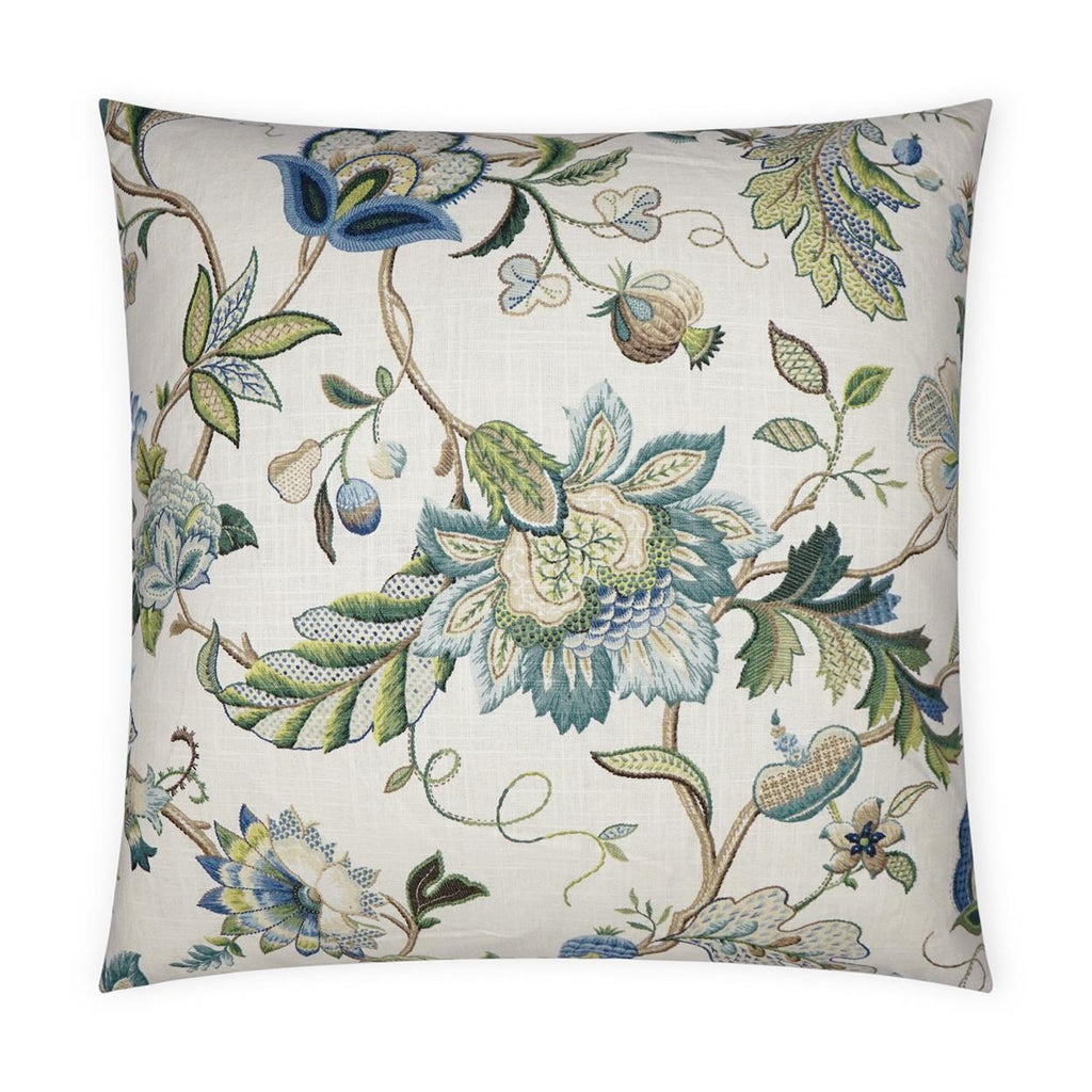 D.V. Kap Home Brissac Floral, Traditional 24" x 24" Pillow Cover