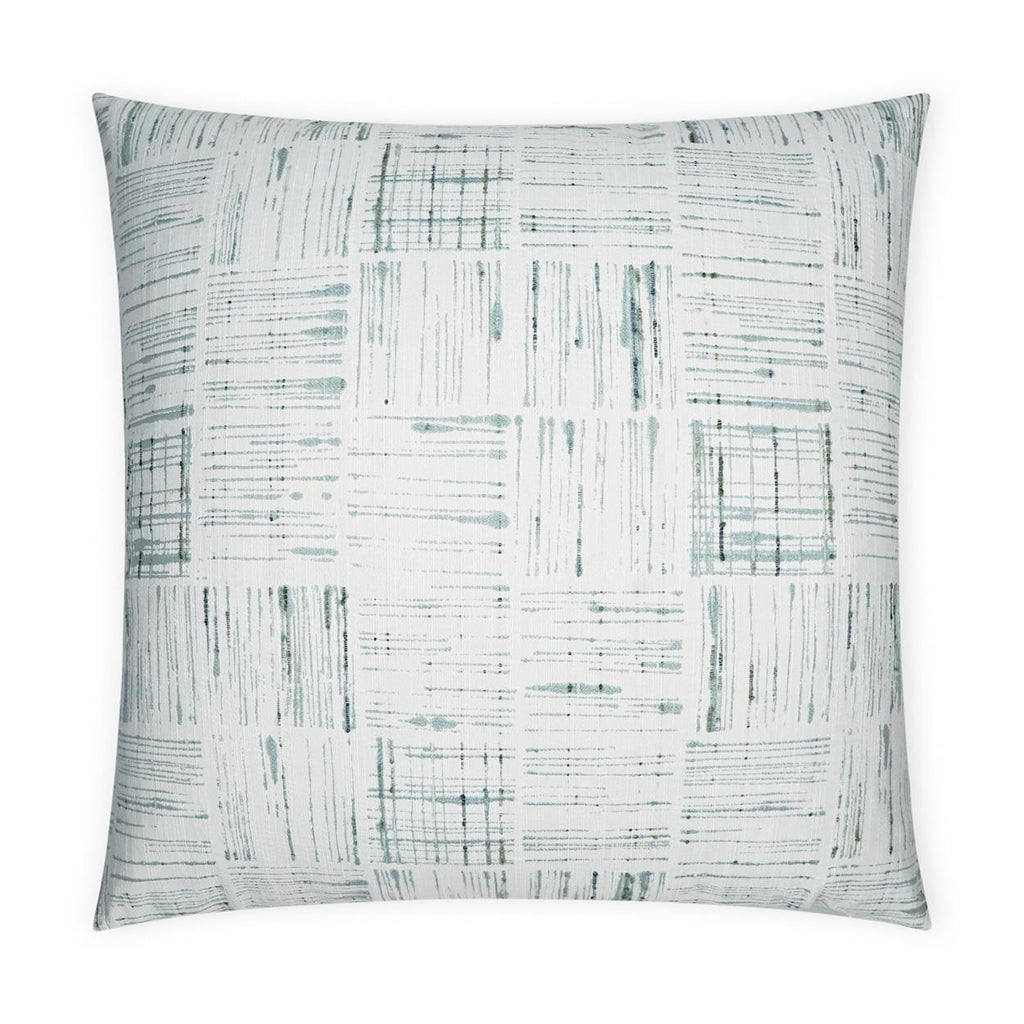 D.V. Kap Home Line Up Aqua 24" x 24" Pillow Cover