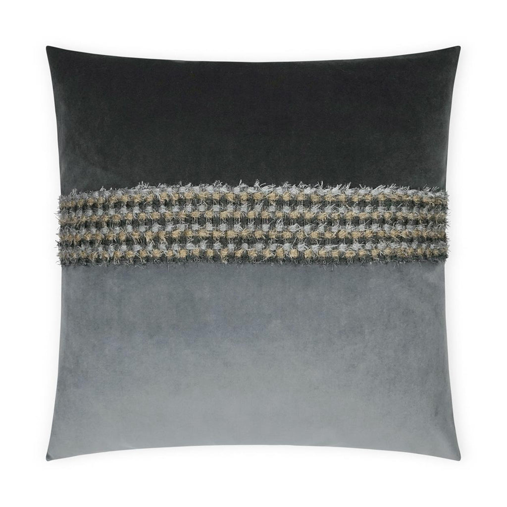 D.V. Kap Home Fuzzy Graphite 24" x 24" Pillow Cover