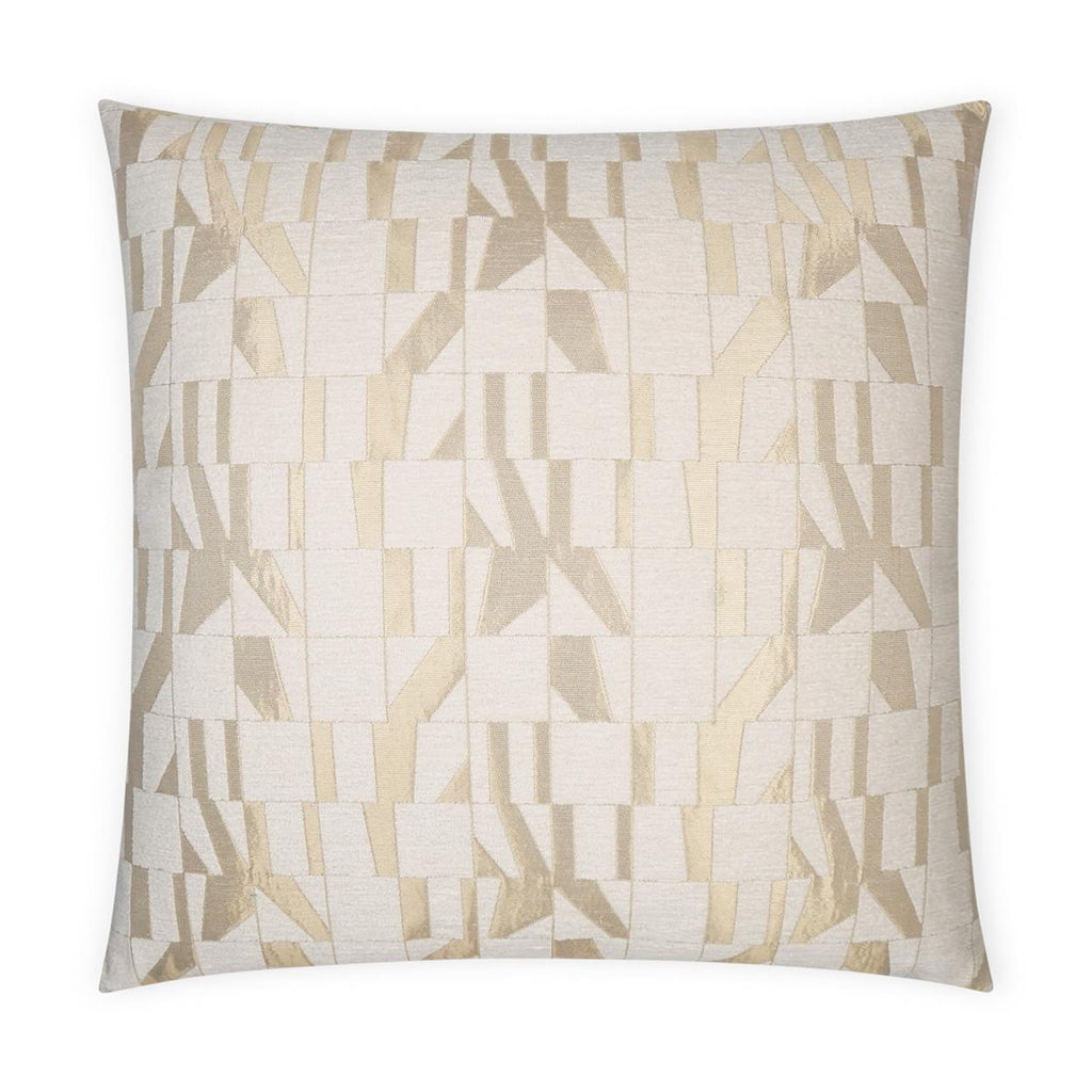 D.V. Kap Home Duved Glam, Geometric 24" x 24" Pillow Cover