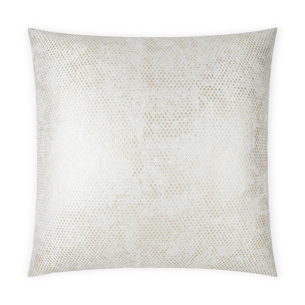 D.V. Kap Home Pitone Ivory 24" x 24" Pillow Cover