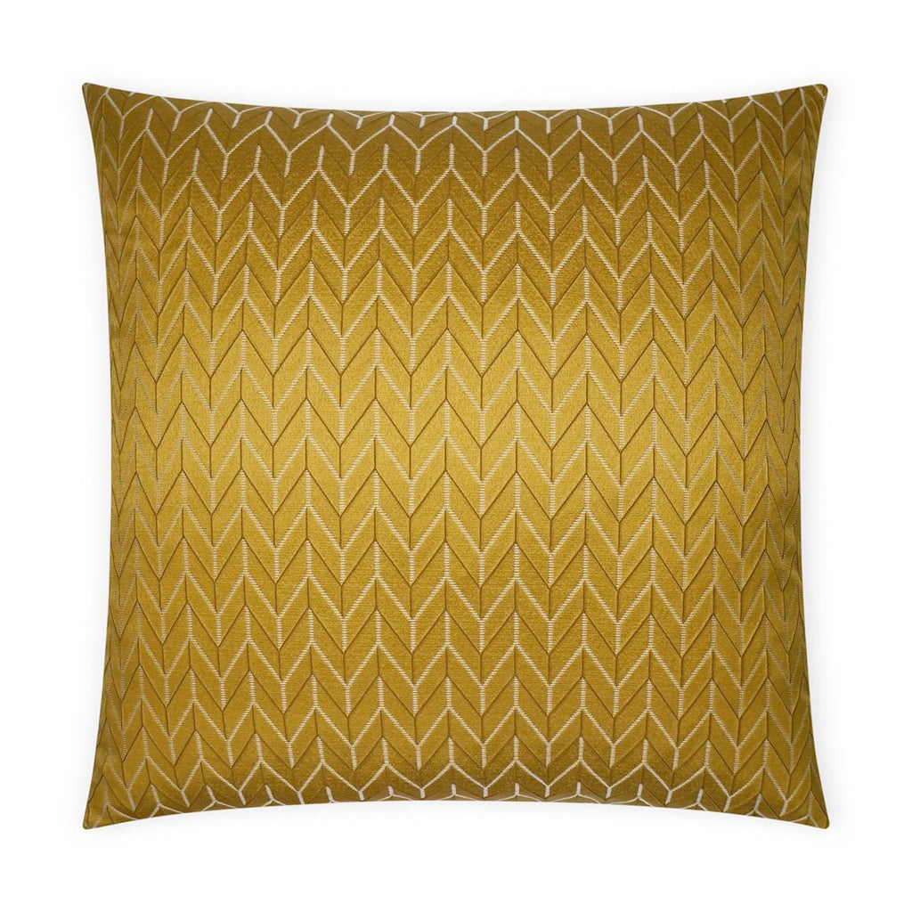 D.V. Kap Home Elodie Gold 24" x 24" Pillow Cover