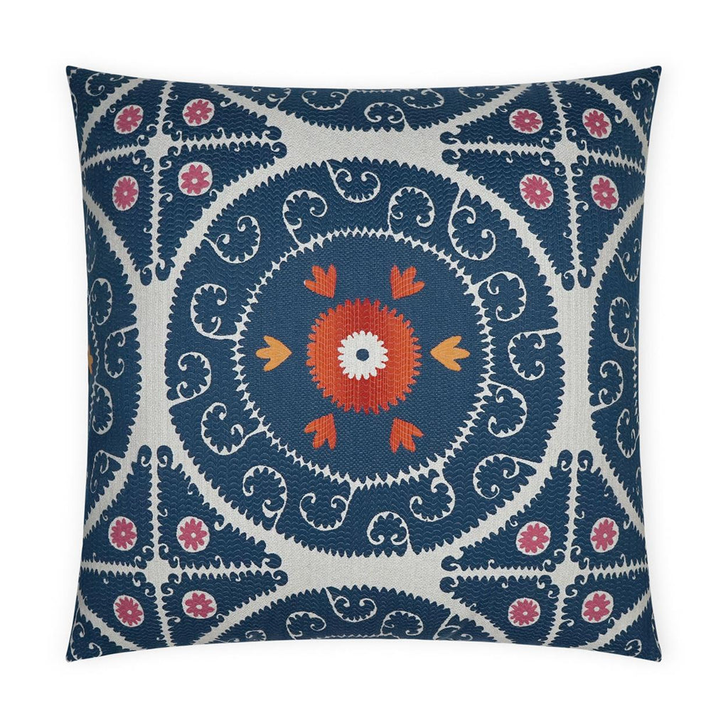 D.V. Kap Home Suzandozi Denim 24" x 24" Pillow Cover