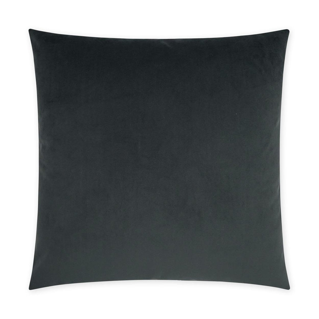 D.V. Kap Home Posh Duo Charcoal 24" x 24" Pillow Cover