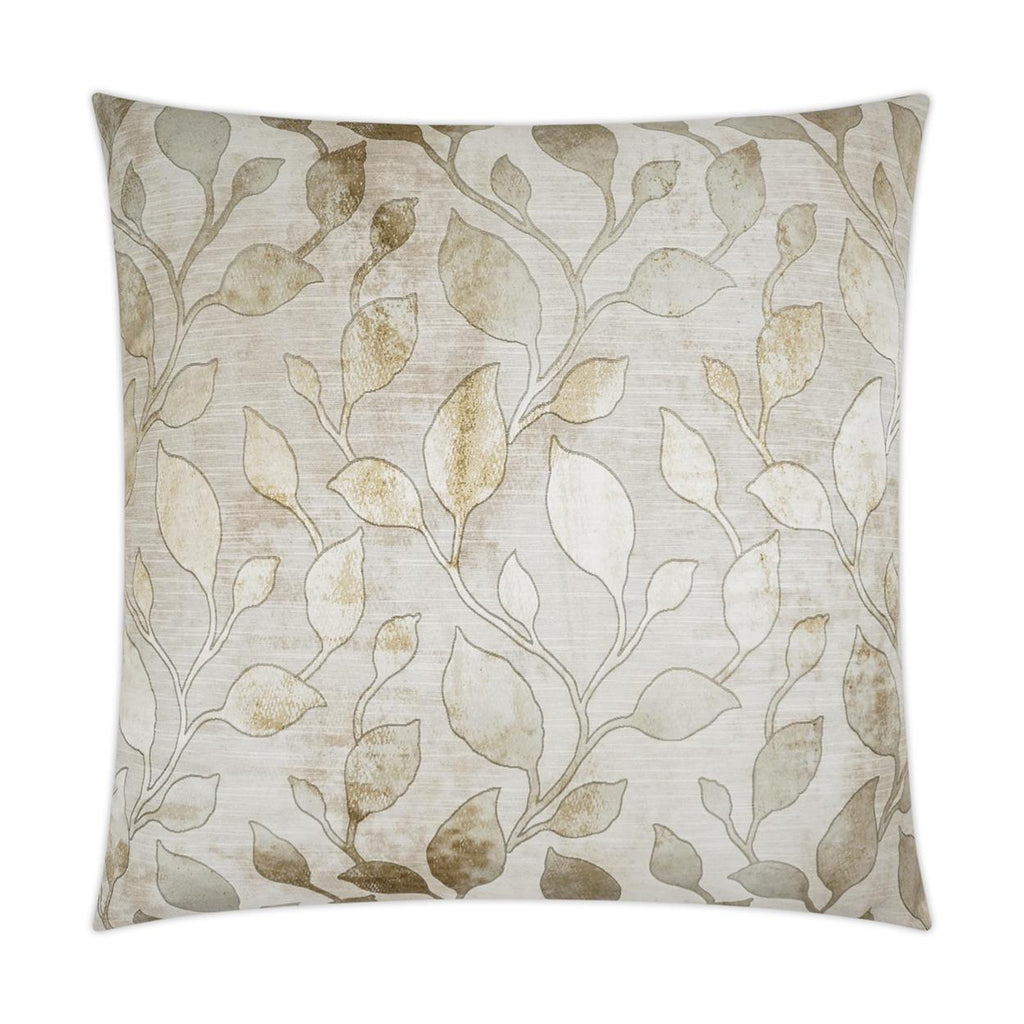 D.V. Kap Home Zafra Transitional, Glam, Floral 24" x 24" Pillow Cover