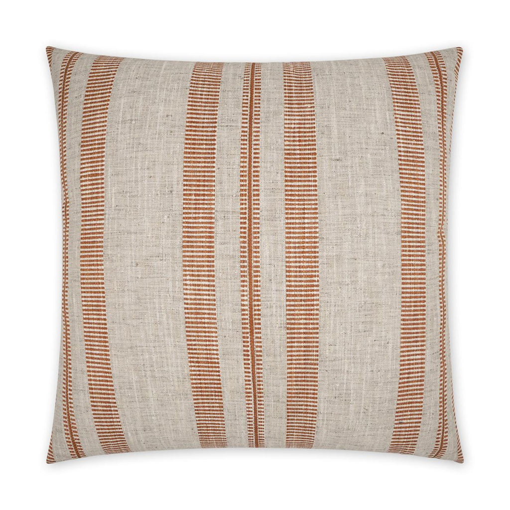 D.V. Kap Home Double Issue Terracotta 24" x 24" Pillow Cover