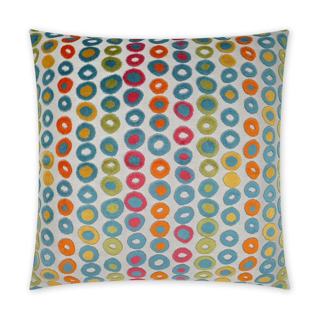 D.V. Kap Home Simetra Modern, Circular - Dots 24" x 24" Pillow Cover