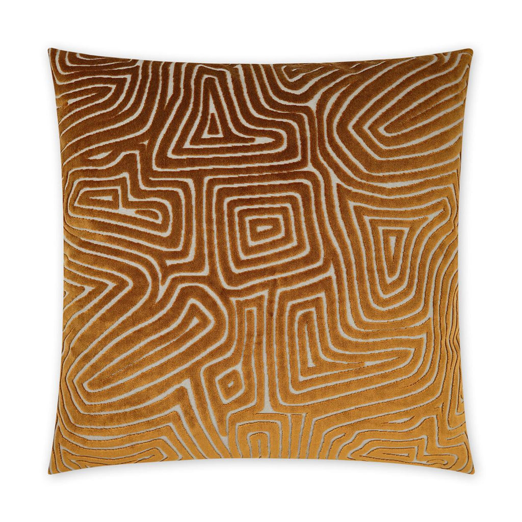 D.V. Kap Home Vertigo Rust 24" x 24" Pillow Cover