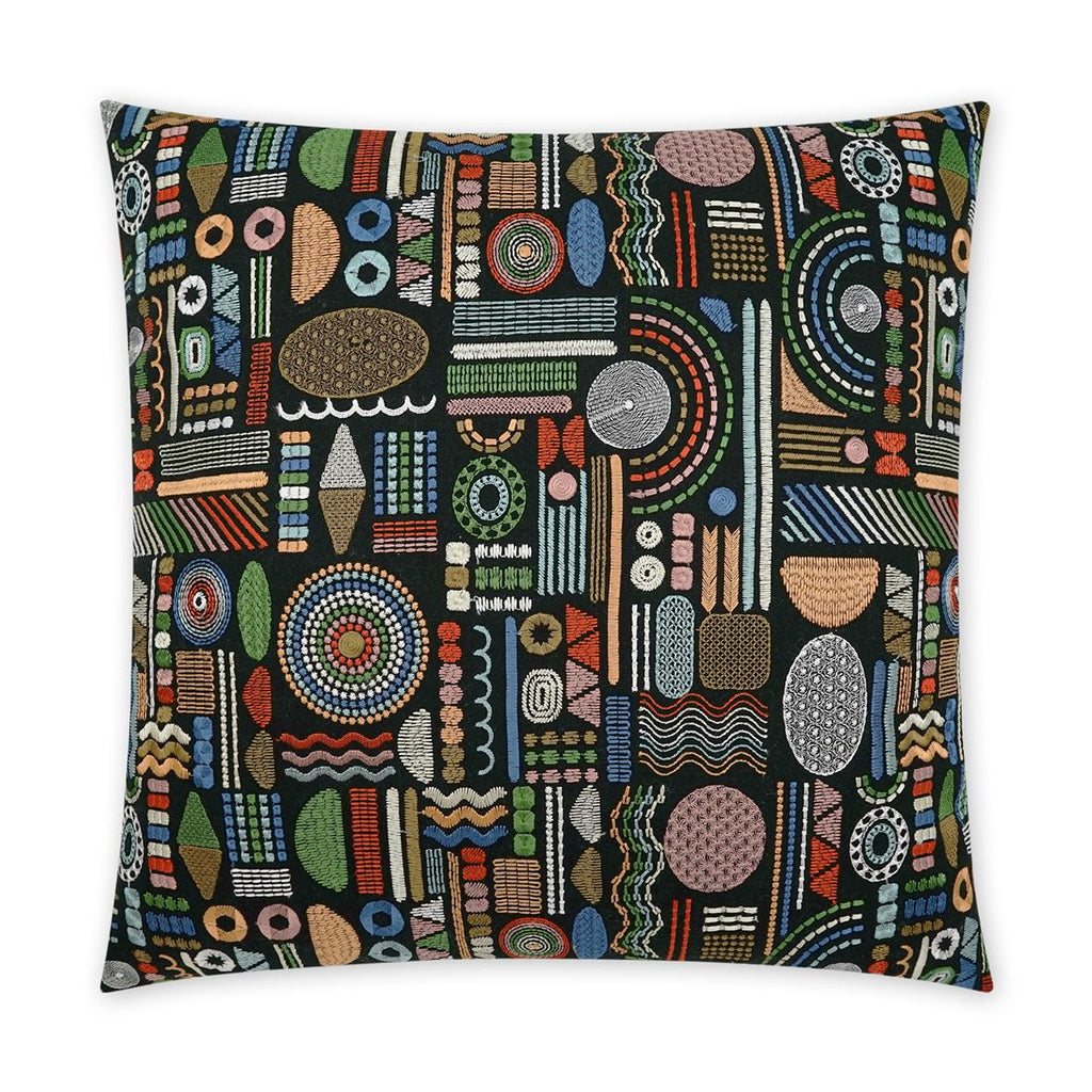 D.V. Kap Home Glyphic Global, Modern 24" x 24" Pillow Cover