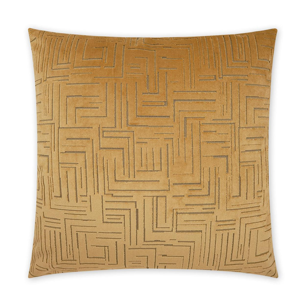 D.V. Kap Home Klint Gold 24" x 24" Pillow Cover