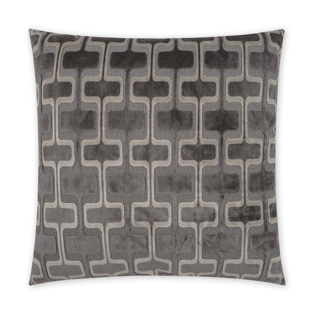 D.V. Kap Home Uffizzi Carbon 24" x 24" Pillow Cover