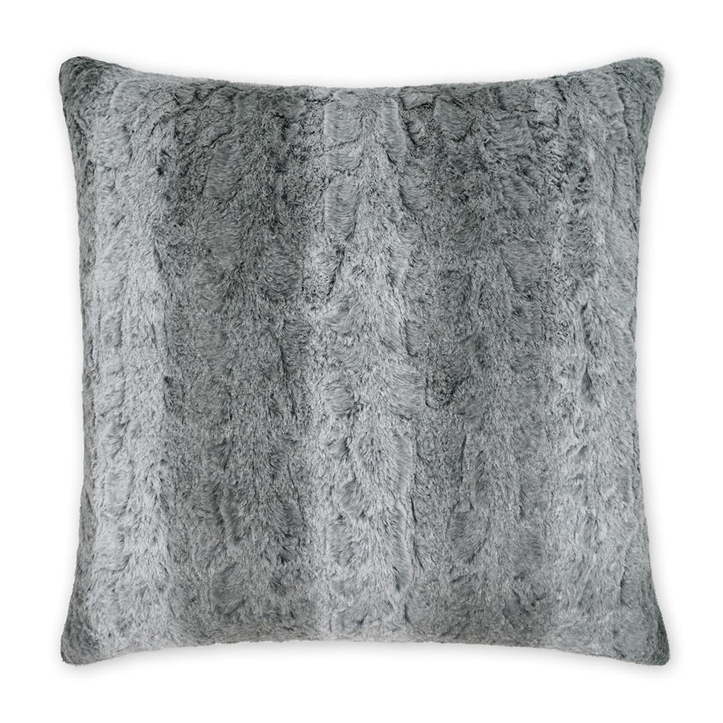 D.V. Kap Home Juneau Charcoal 24" x 24" Pillow Cover